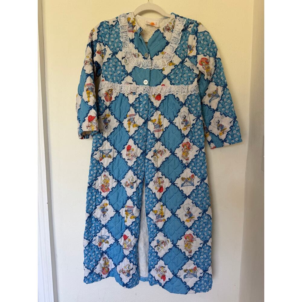Vintage SunnyBunch Sears Holly Hobbie girl house robe Roth Int'l Inc 1979 *flaws